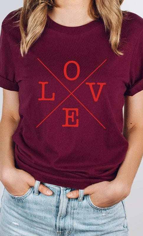 Love Valentines Day PLUS SIZE Graphic Tee