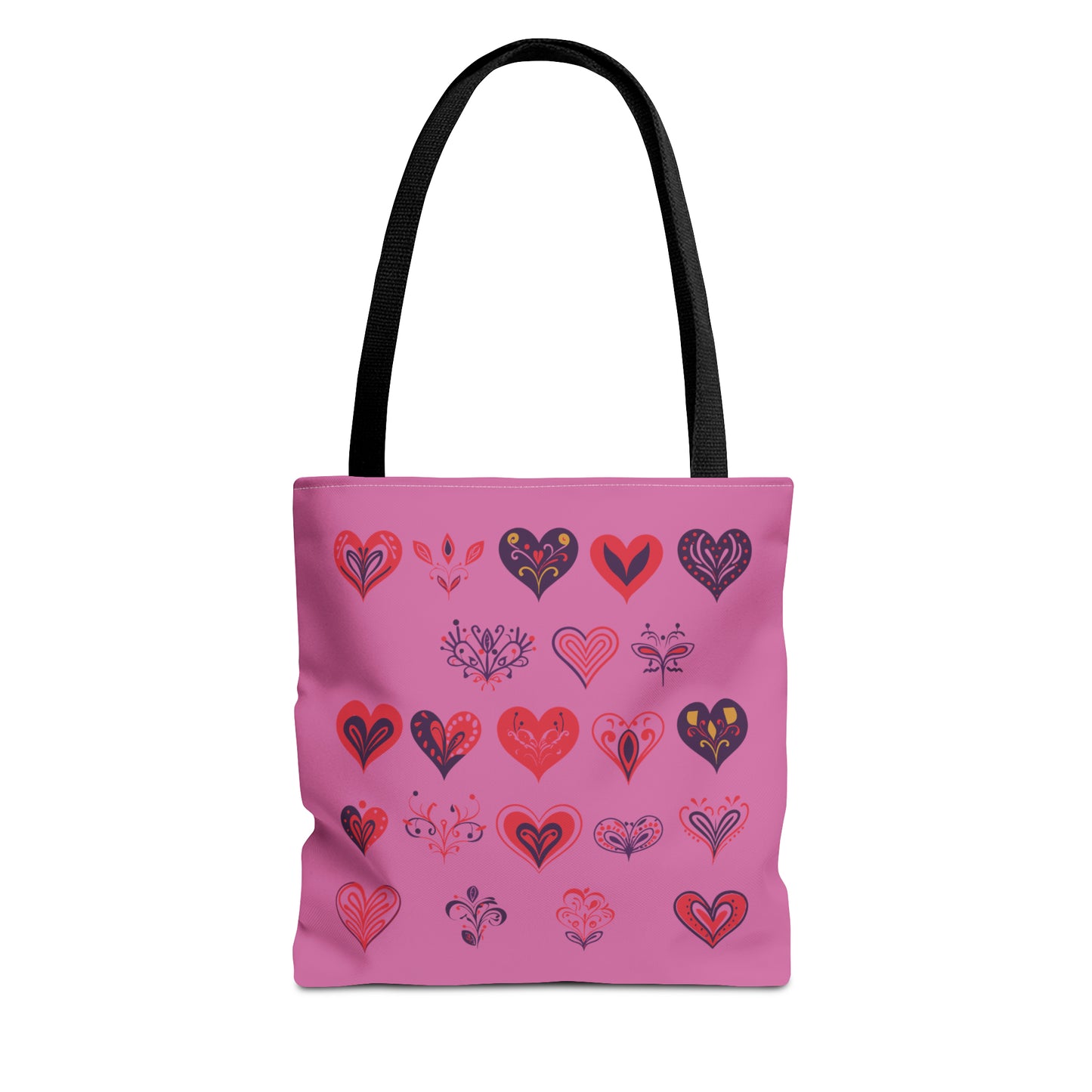 Valentine's light pink Tote Bag (AOP)