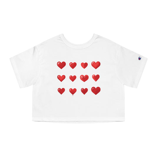 Champion Women's Heritage Cropped T-Shirt for valentine's day.