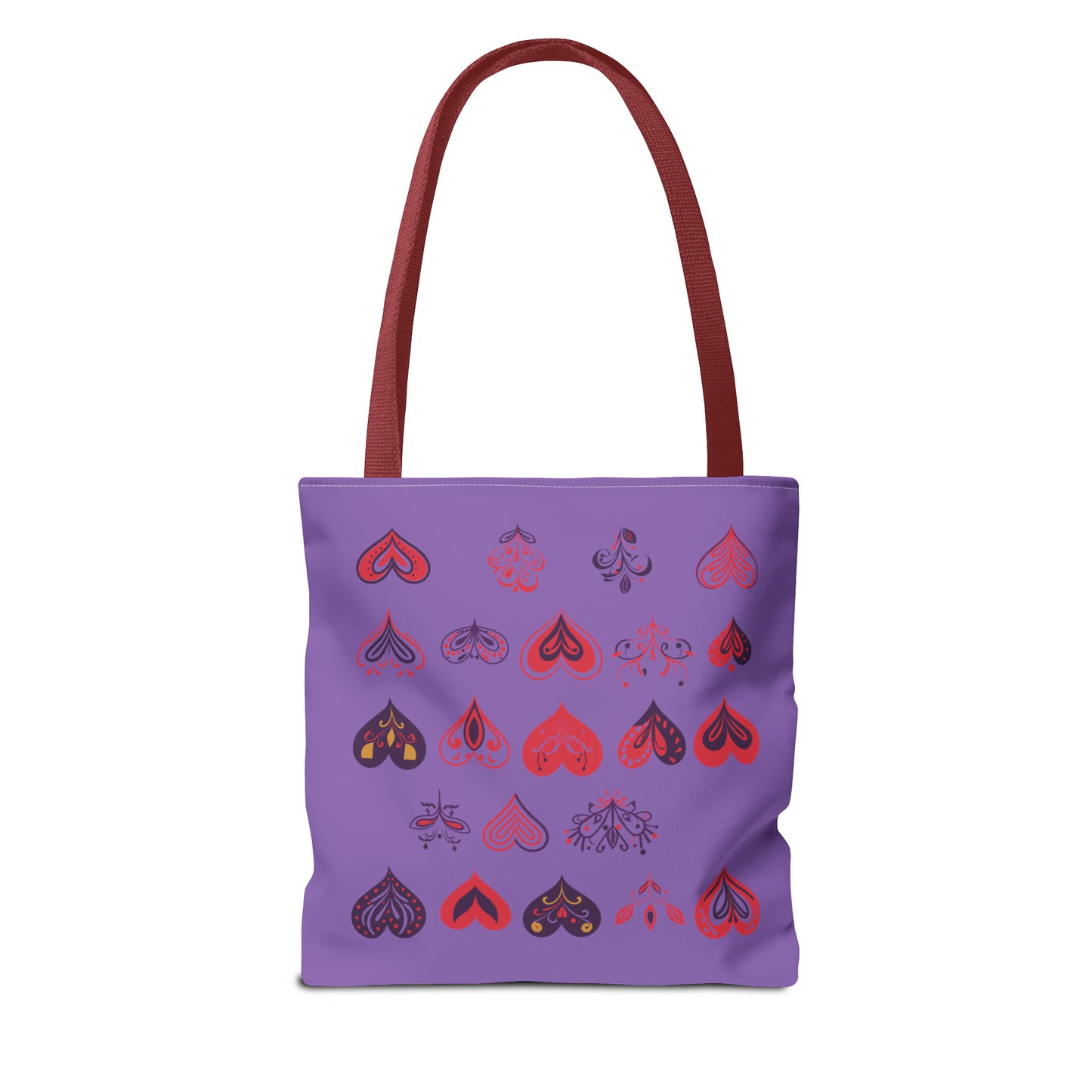 Valentine's light purple Tote Bag (AOP)