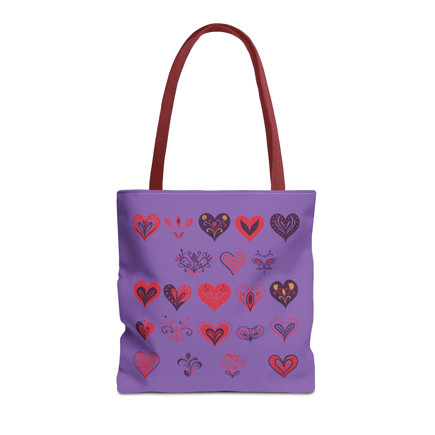 Valentine's light purple Tote Bag (AOP)