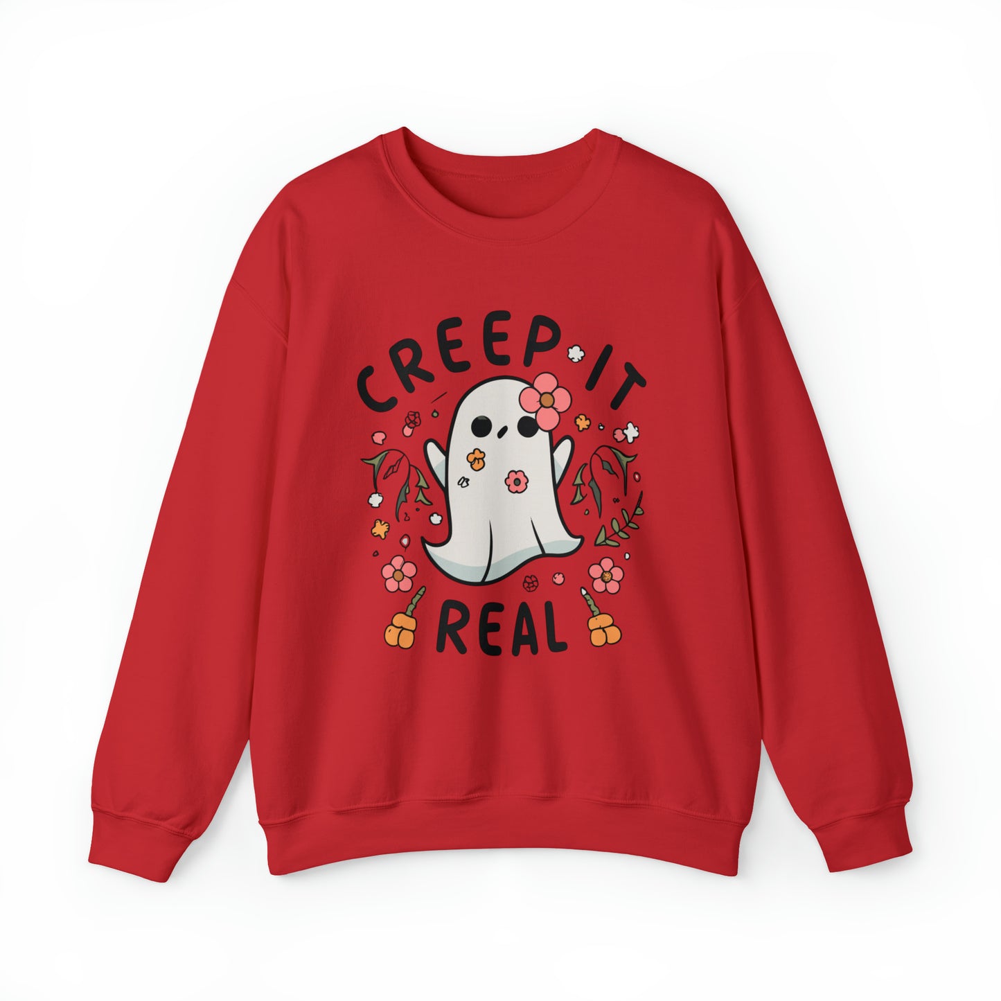 Creep It Real Sweatshirt, Spooky Season Halloween Sweatshirt, Halloween Costume, Spooky Sweatshirt, Halloween Gifts