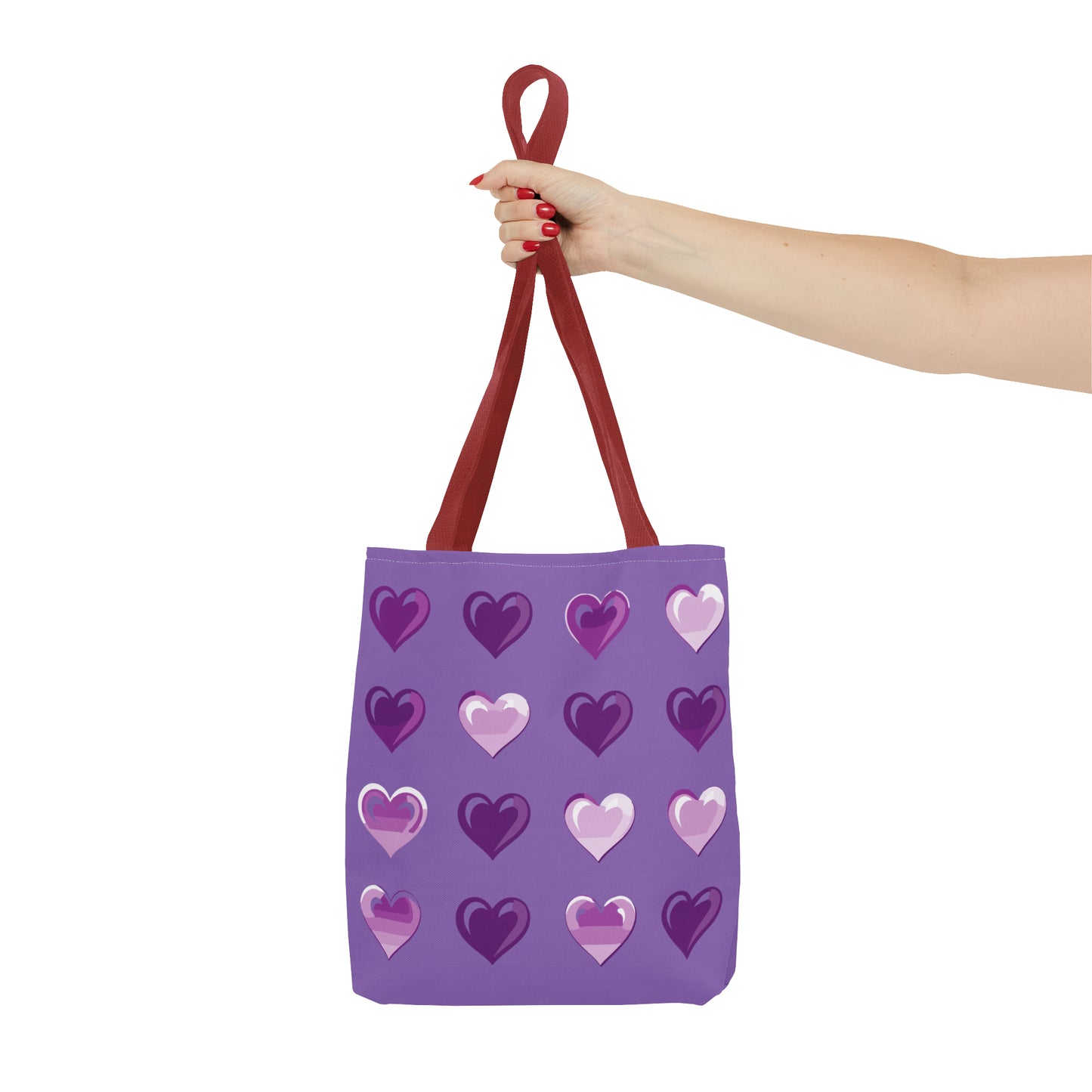 Valentine's Light purple Tote Bag (AOP)