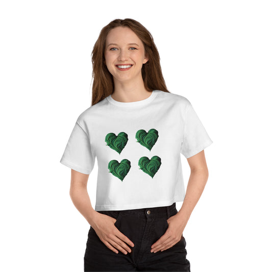 Champion Women's Heritage Cropped T-Shirt for valentine's day.