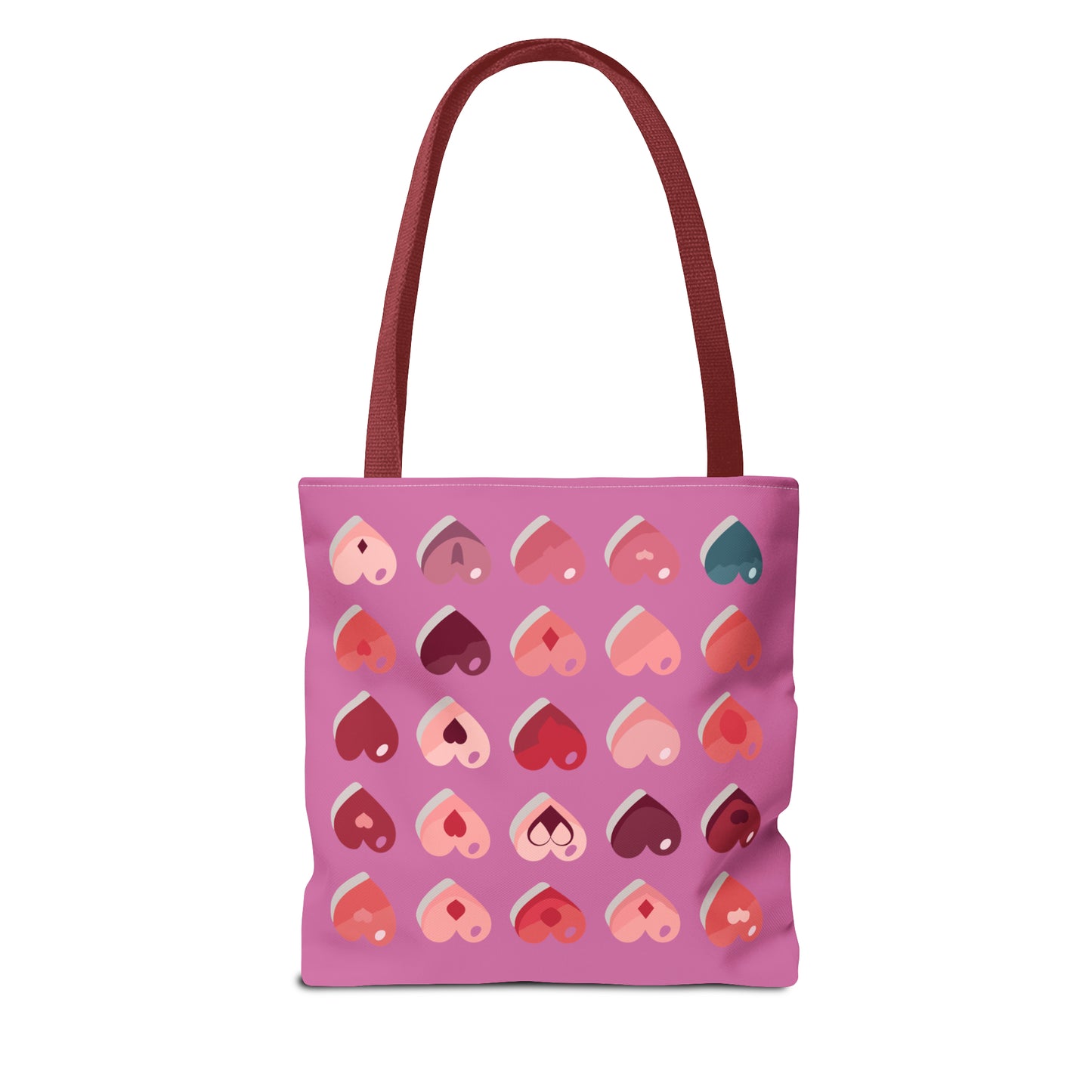 Valentine's light pink Tote Bag (AOP)