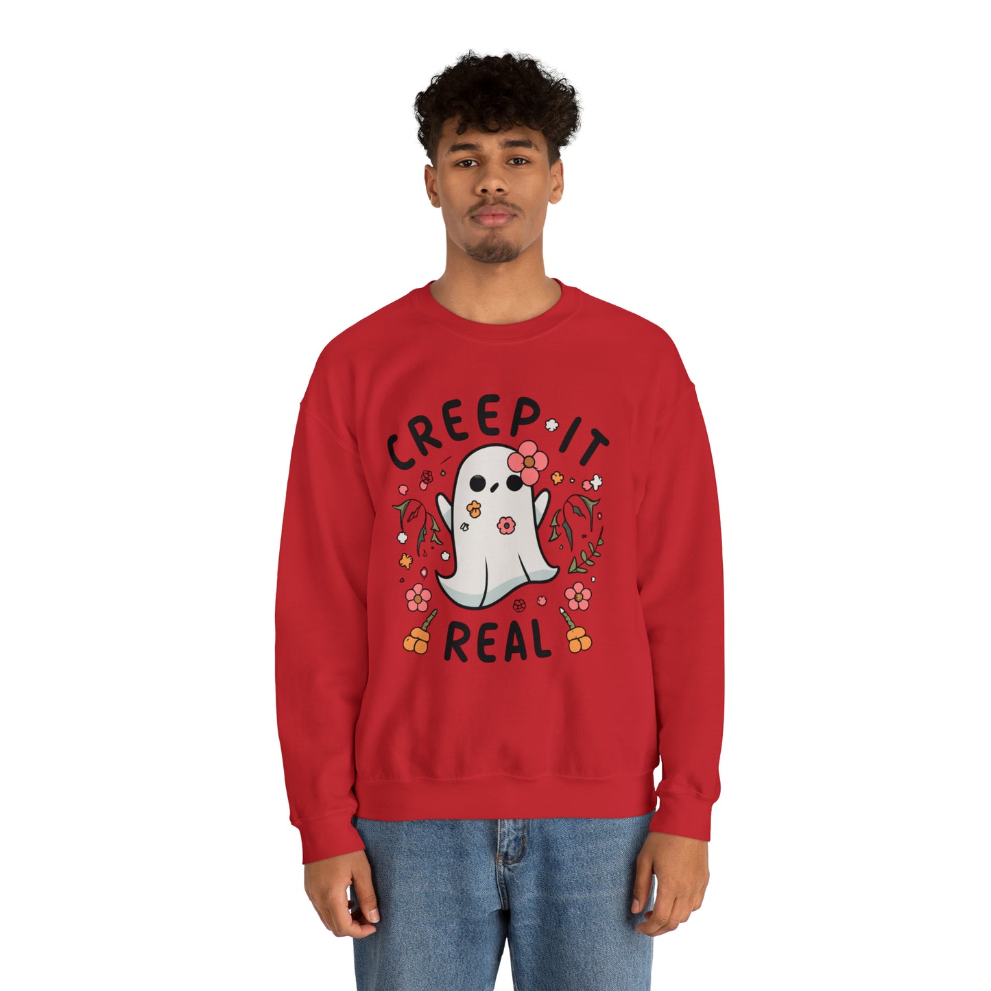 Creep It Real Sweatshirt, Spooky Season Halloween Sweatshirt, Halloween Costume, Spooky Sweatshirt, Halloween Gifts