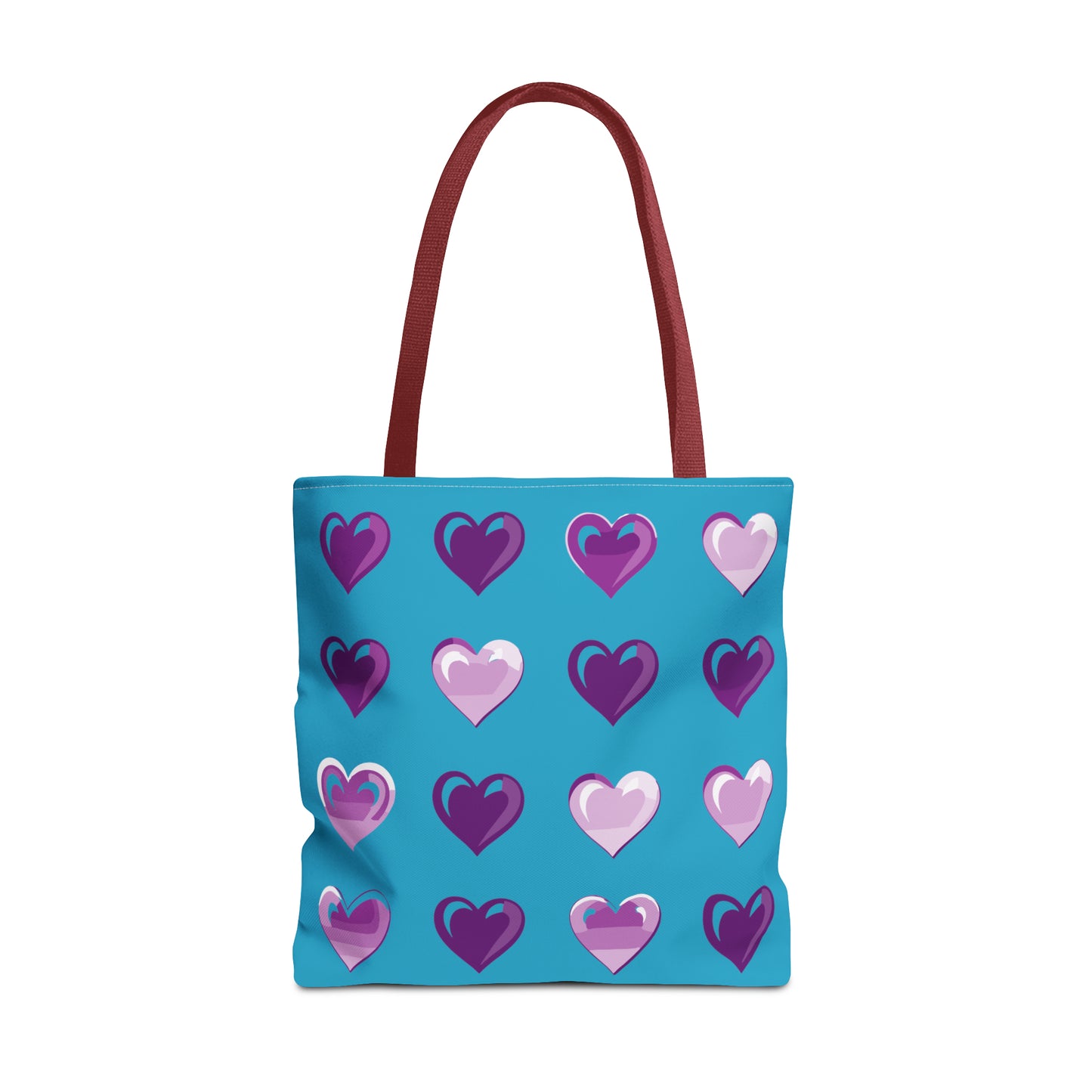 Valentine's Turquoise Tote Bag (AOP)