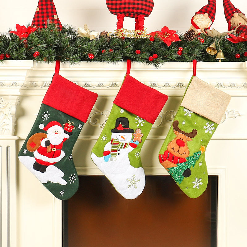 Fashion Christmas Ornament Knitted Sweater Socks