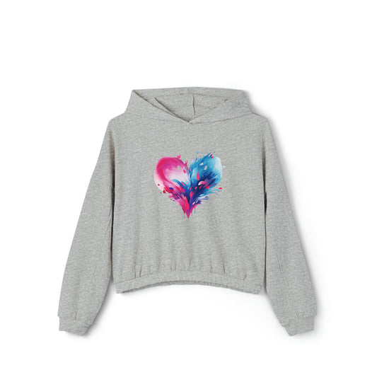 Valentine's best Gift, Women's Cinched Bottom Hoodie