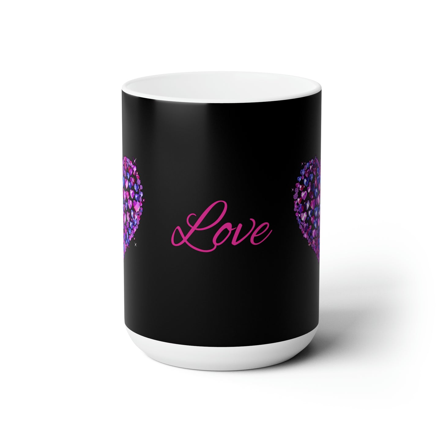 Valentine's day Black Ceramic Mug15oz
