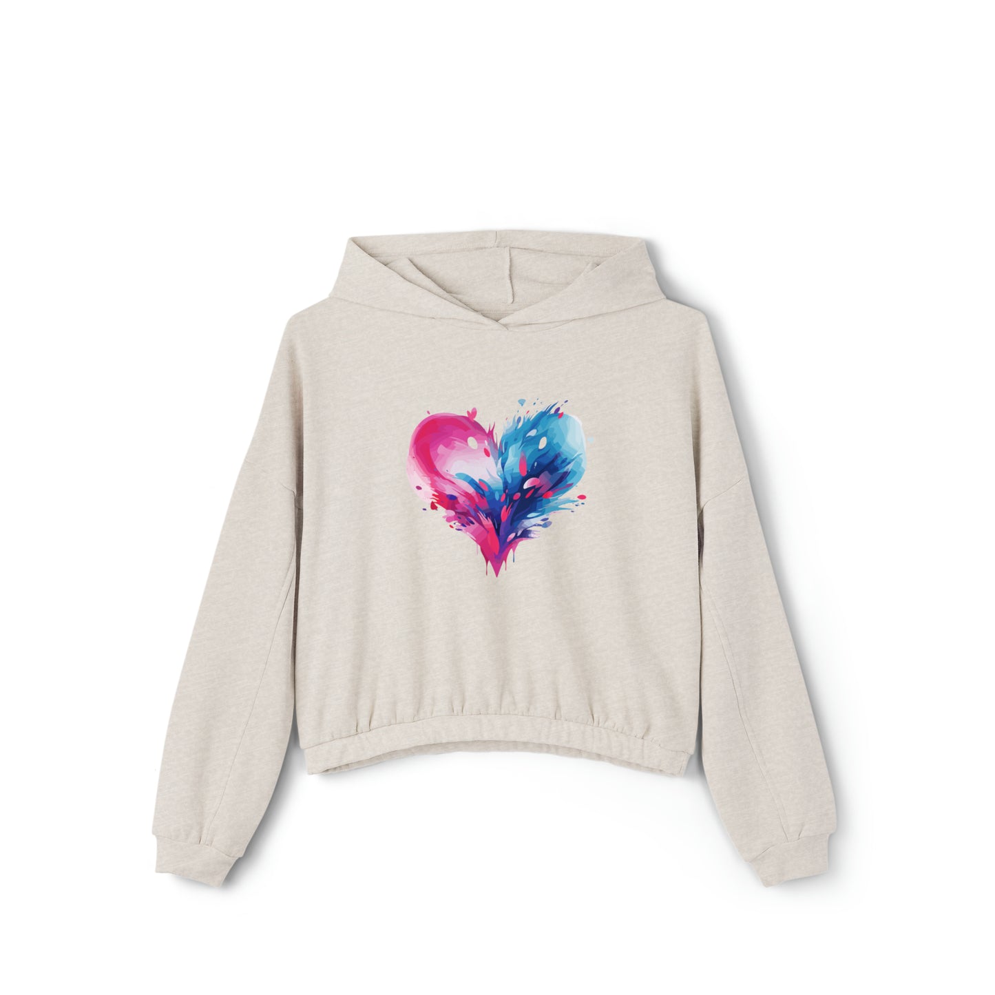 Valentine's best Gift, Women's Cinched Bottom Hoodie