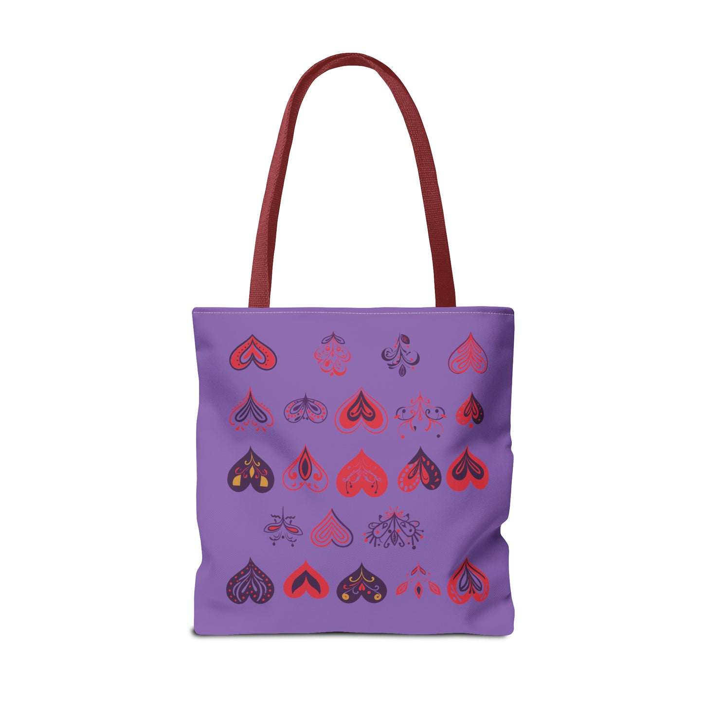 Valentine's light purple Tote Bag (AOP)