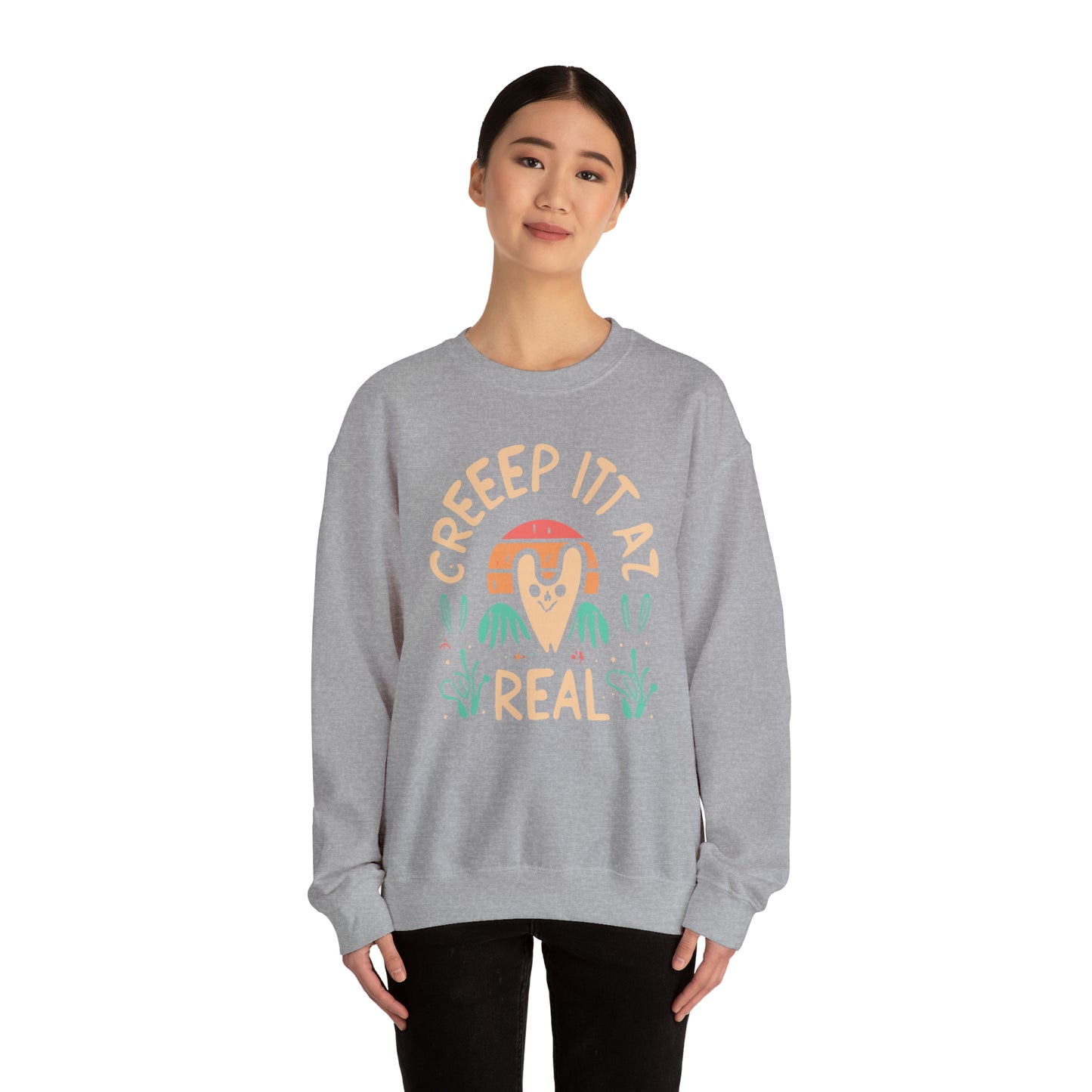 Creep It Real Halloween Sweatshirt, Spooky Season Halloween Sweatshirt, Halloween Costume, Spooky Sweatshirt, Halloween Gifts