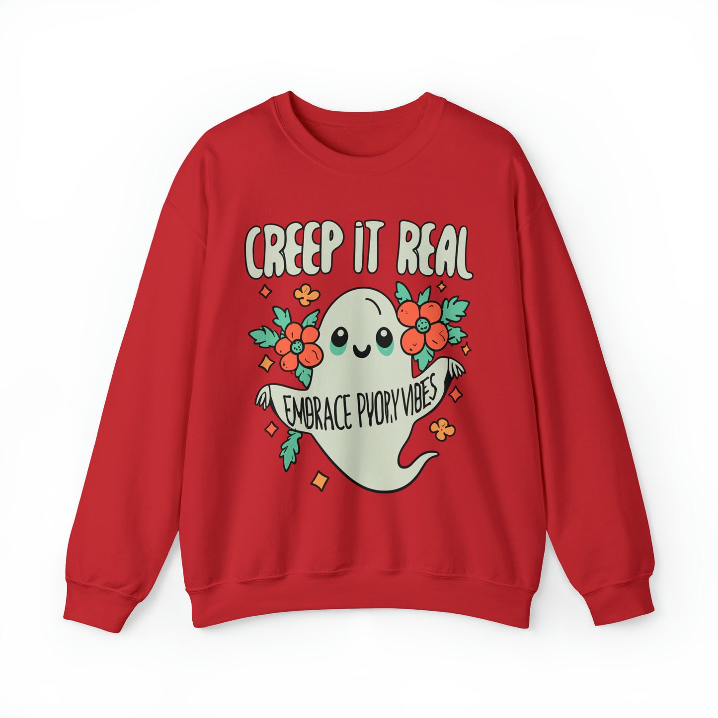 Creep It Real Sweatshirt, Spooky Season Halloween Sweatshirt, Winter Sweatshirt, Spooky Sweatshirt, Halloween Gifts