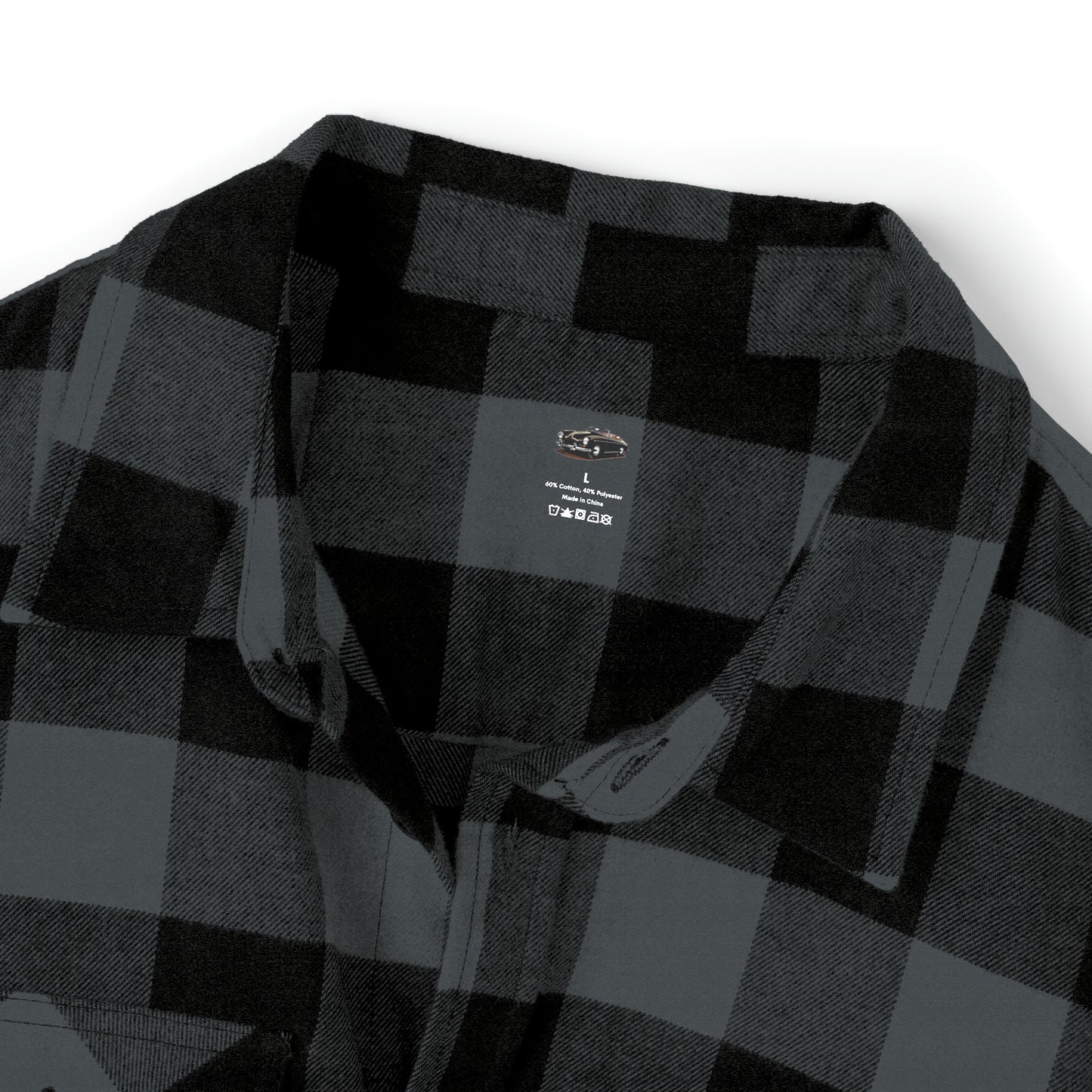 black stylist car Unisex Flannel Shirt