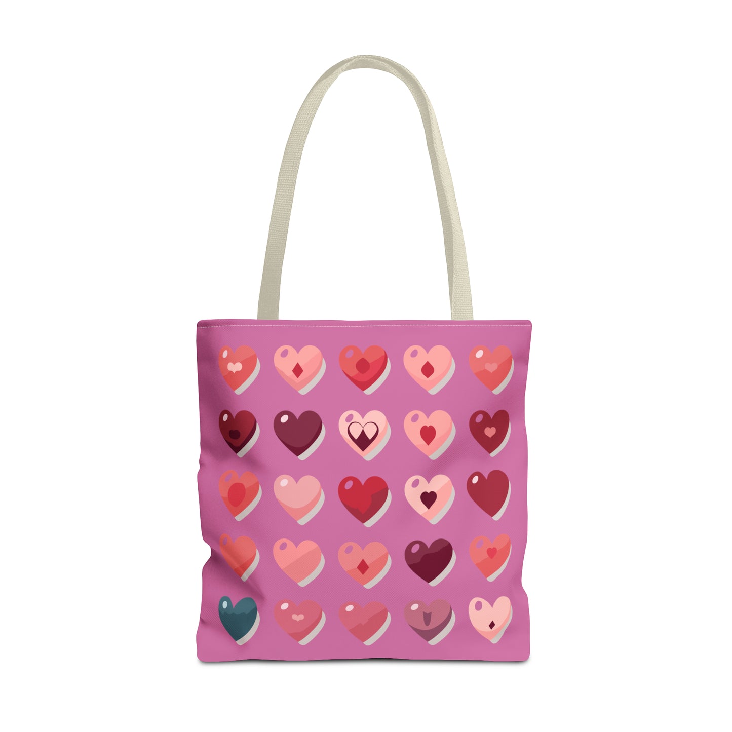 Valentine's light pink Tote Bag (AOP)