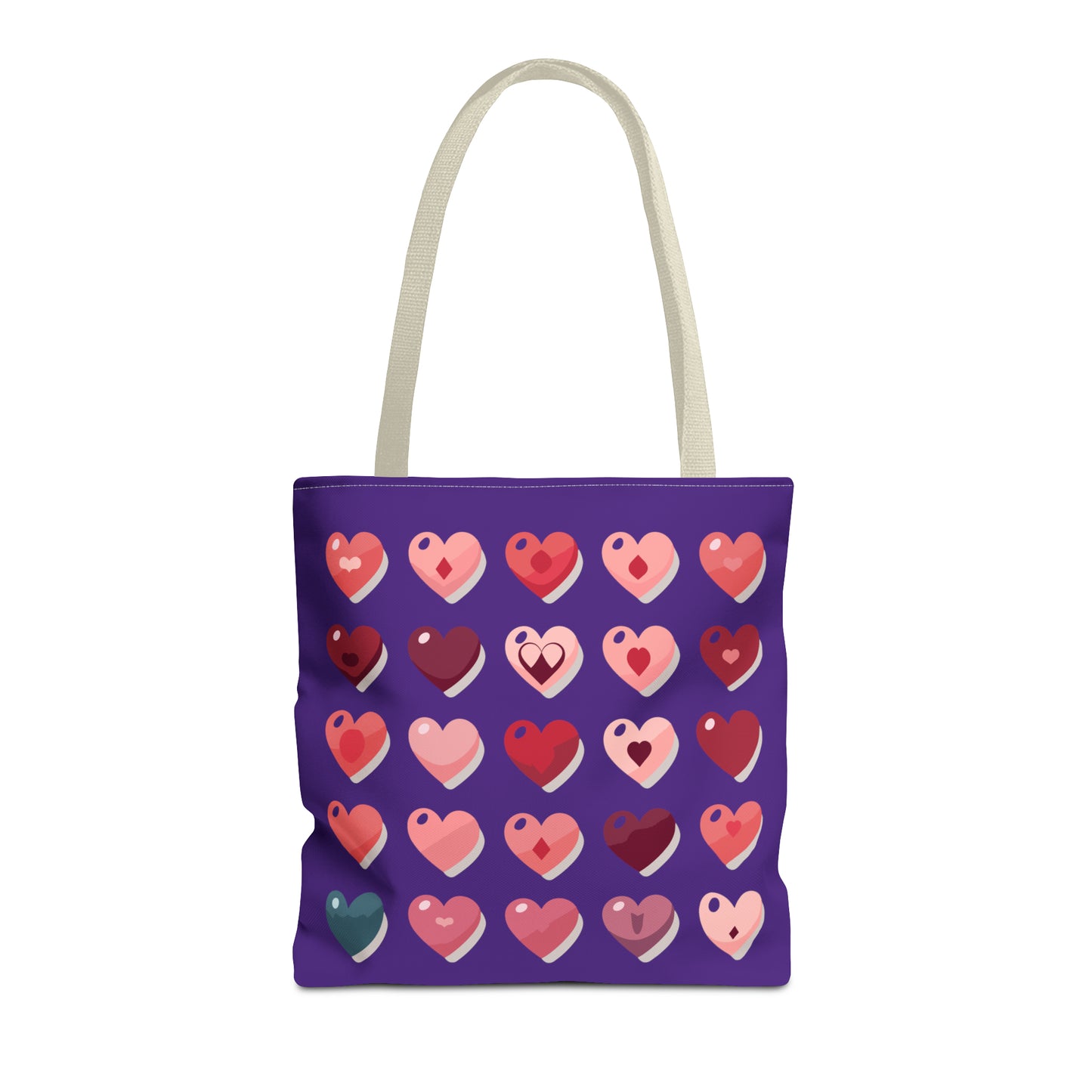 Valentine's purple Tote Bag (AOP)