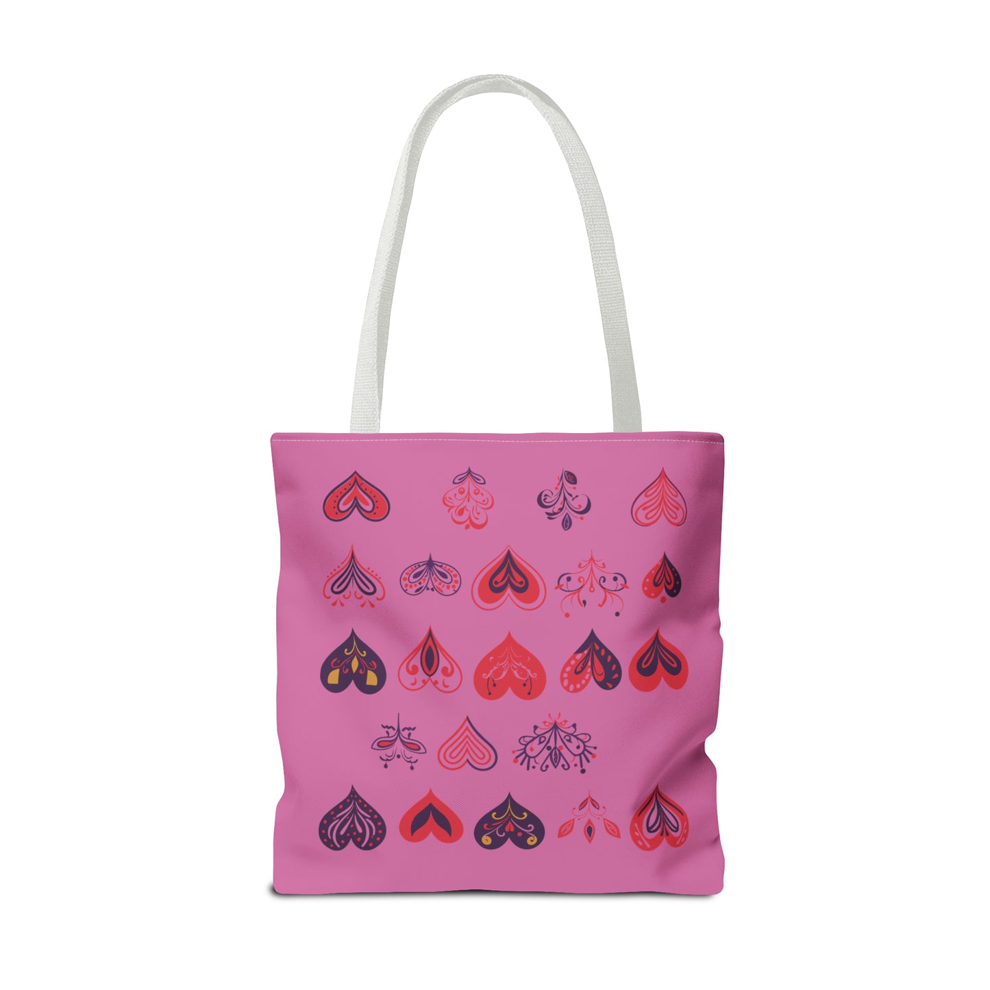 Valentine's light pink Tote Bag (AOP)