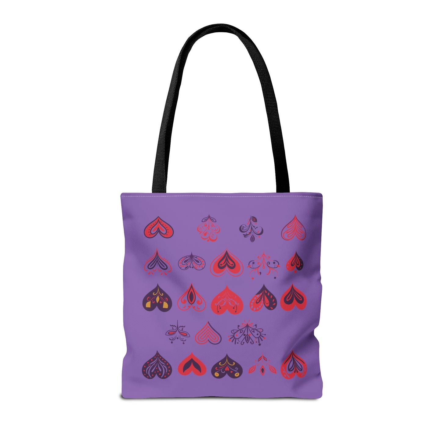 Valentine's light purple Tote Bag (AOP)