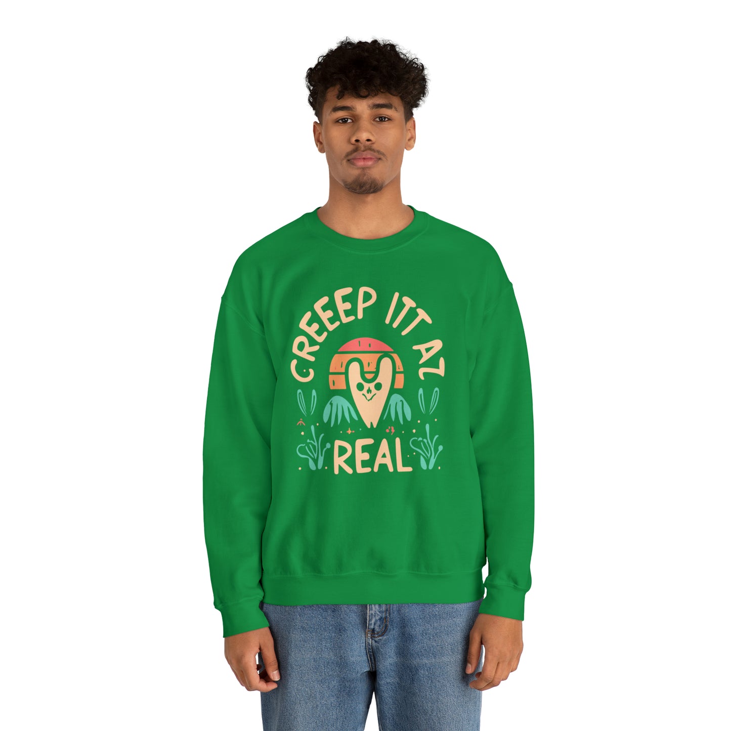 Creep It Real Halloween Sweatshirt, Spooky Season Halloween Sweatshirt, Halloween Costume, Spooky Sweatshirt, Halloween Gifts