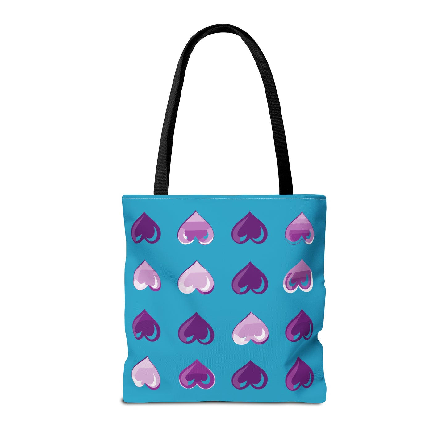 Valentine's Turquoise Tote Bag (AOP)