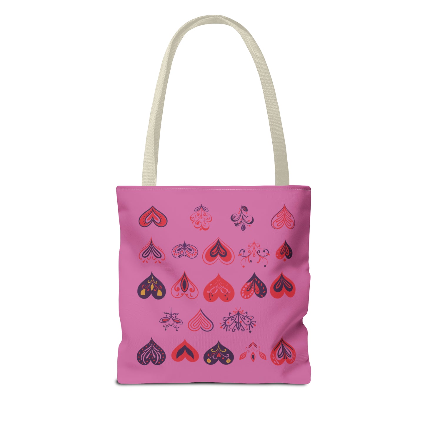 Valentine's light pink Tote Bag (AOP)