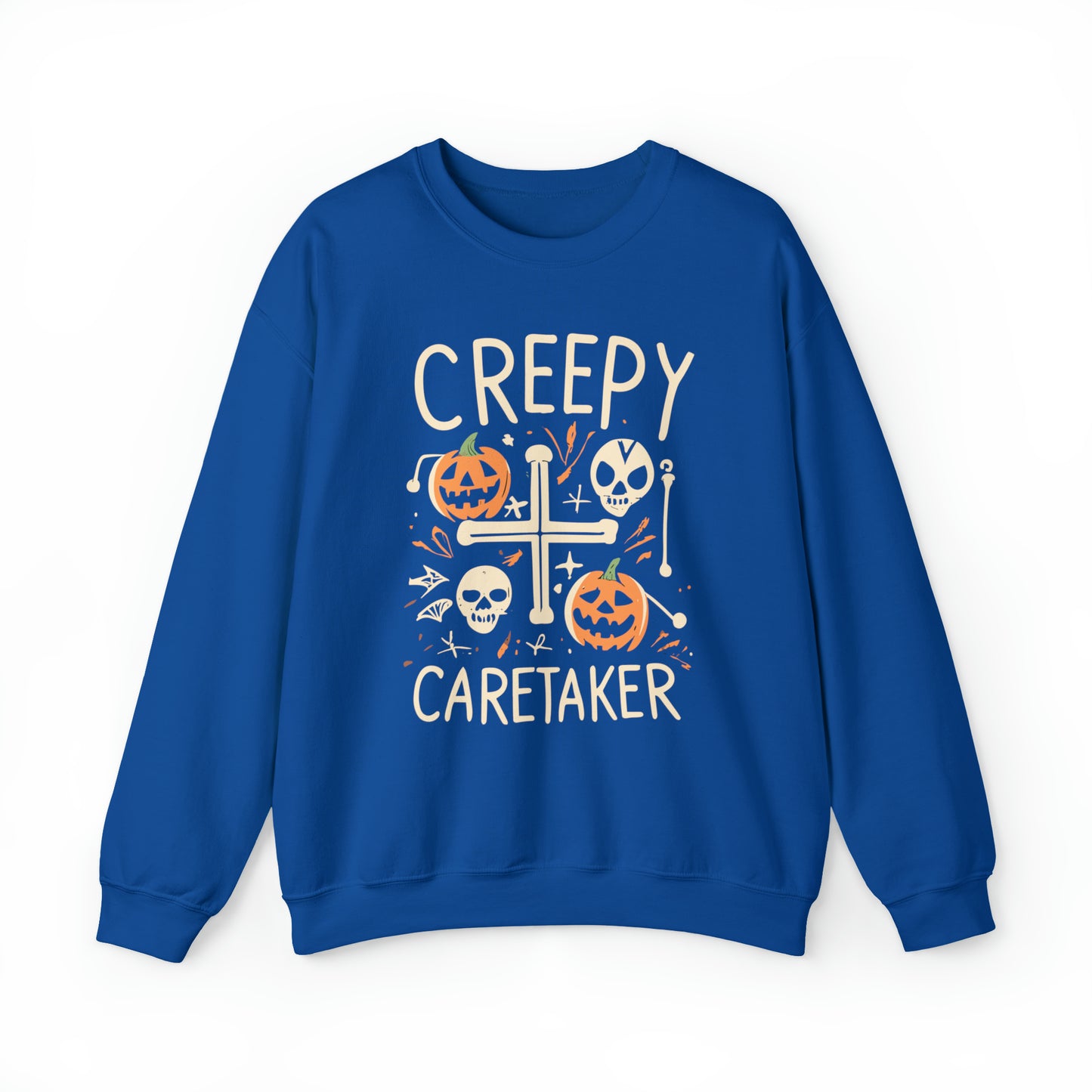 Creepy Caretaker Nurse Halloween Sweatshirt, Spooky Season Halloween Sweatshirt, Winter Sweatshirt, Spooky Sweatshirt, Halloween Gifts