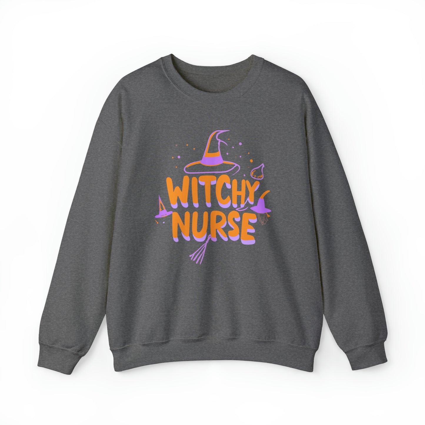 Witchy Nurse Halloween Sweatshirt, Spooky Season Halloween Sweatshirt, Winter Sweatshirt, Spooky Sweatshirt, Halloween Gifts