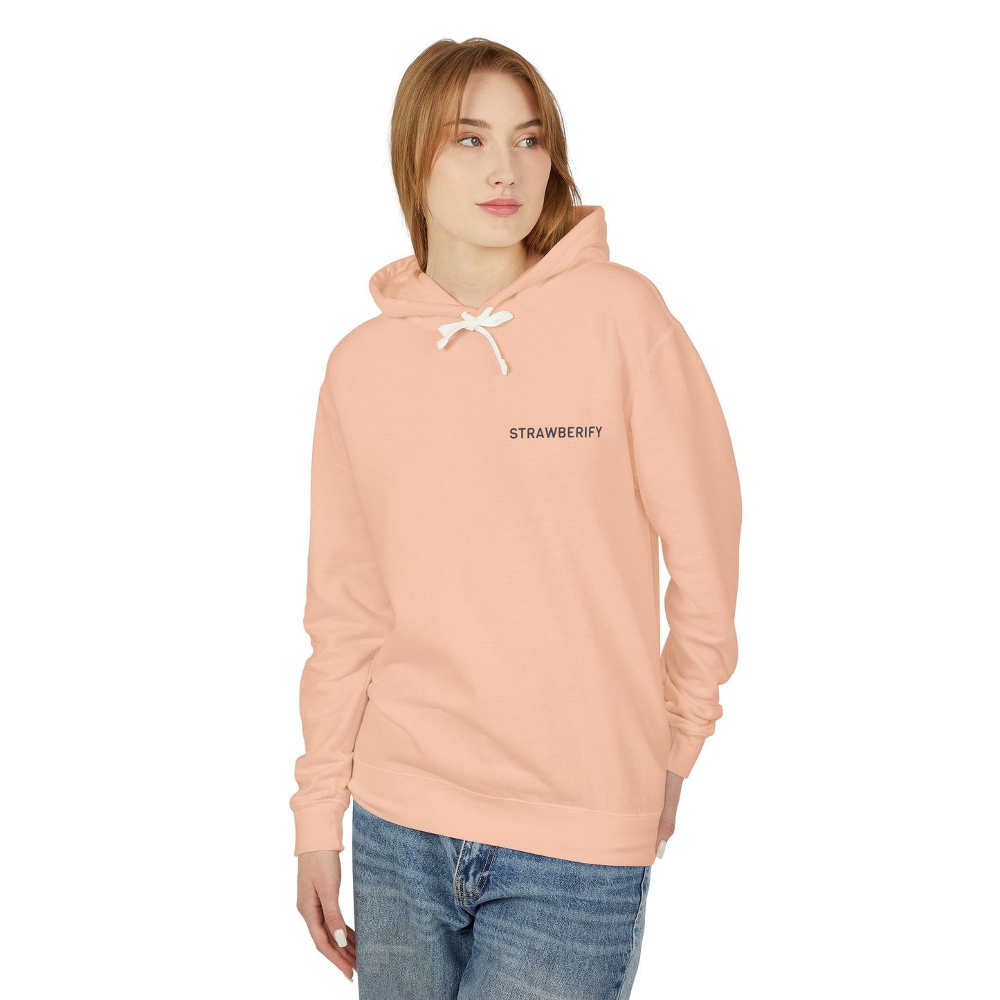 Strawberify Unisex Lightweight Hooded Sweatshirt