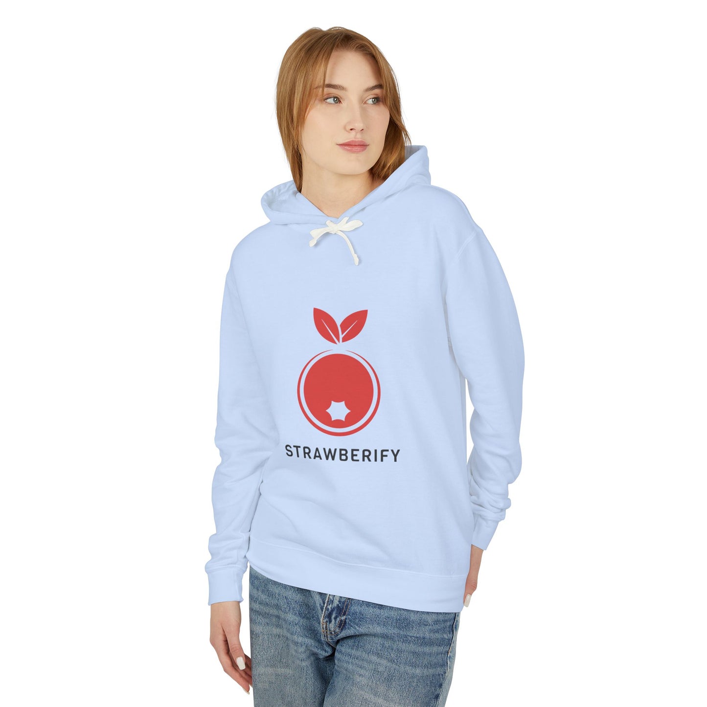 Strawberify Unisex Lightweight Hooded Sweatshirt