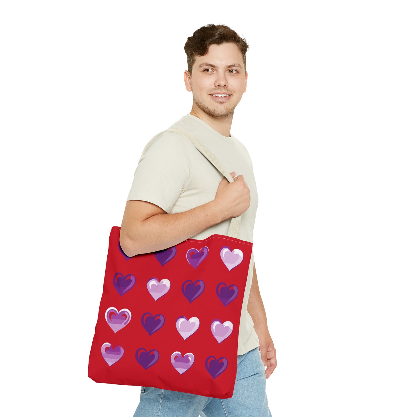 Valentine's red Tote Bag (AOP)