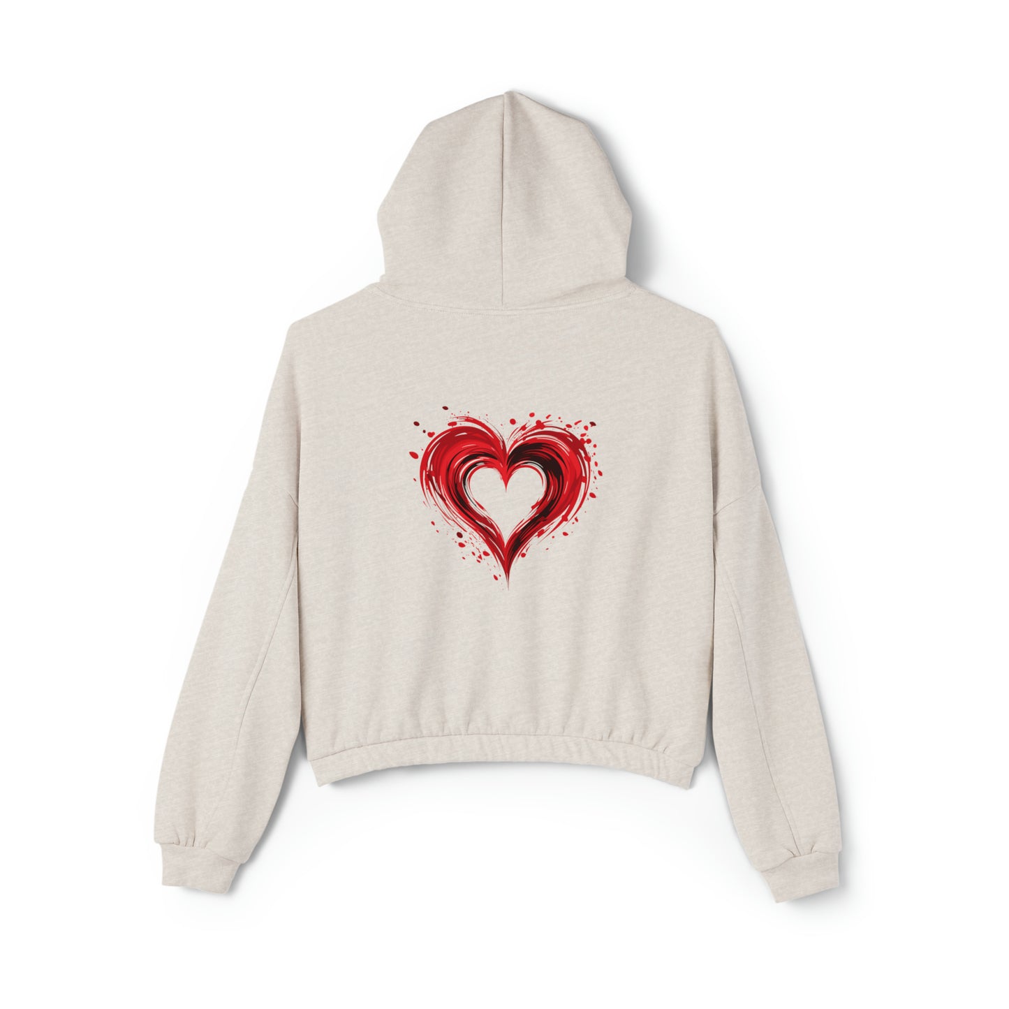 Valentine's best Gift, Women's Cinched Bottom Hoodie