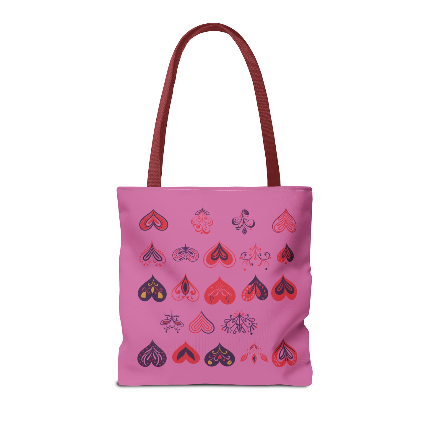 Valentine's light pink Tote Bag (AOP)