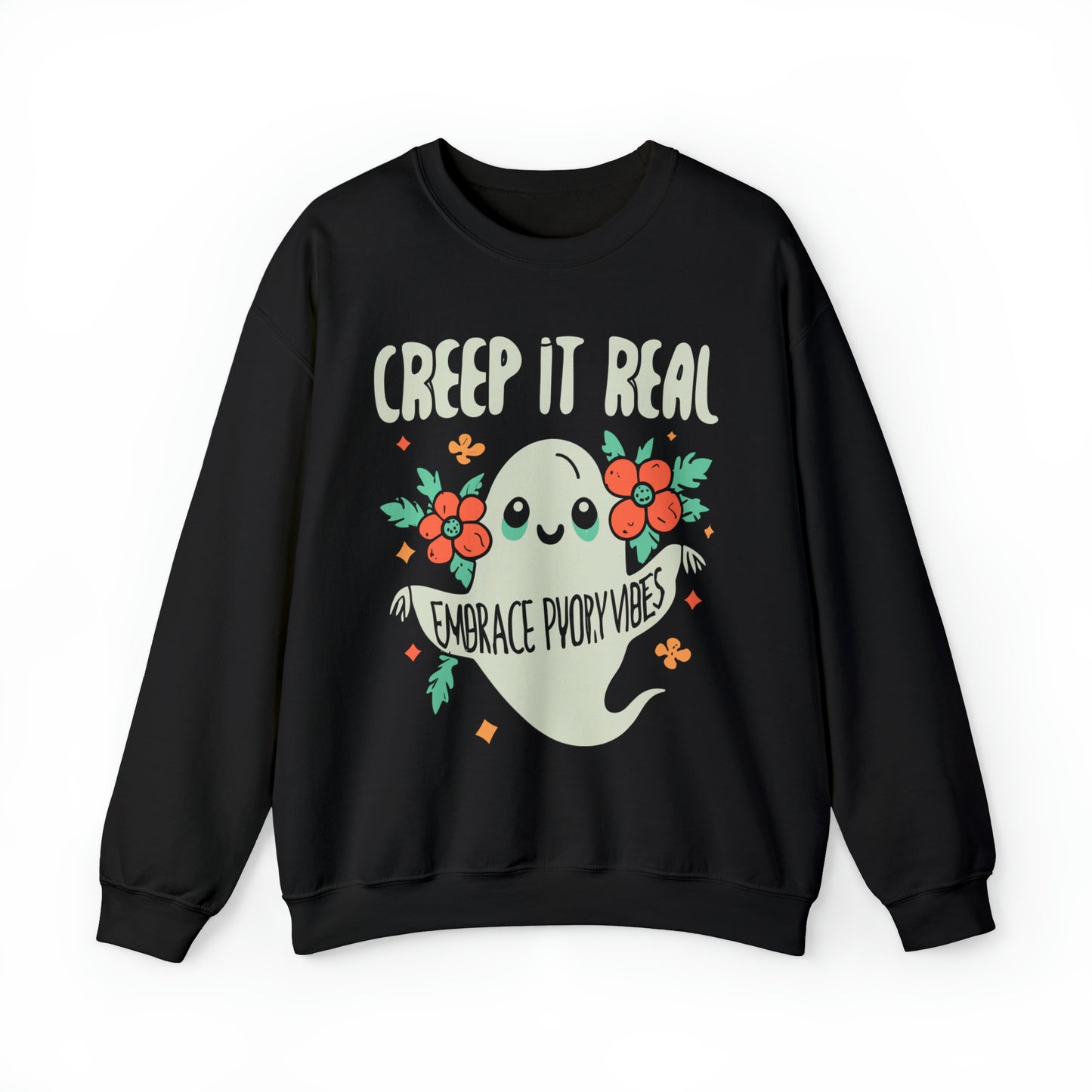 Creep It Real Sweatshirt, Spooky Season Halloween Sweatshirt, Winter Sweatshirt, Spooky Sweatshirt, Halloween Gifts