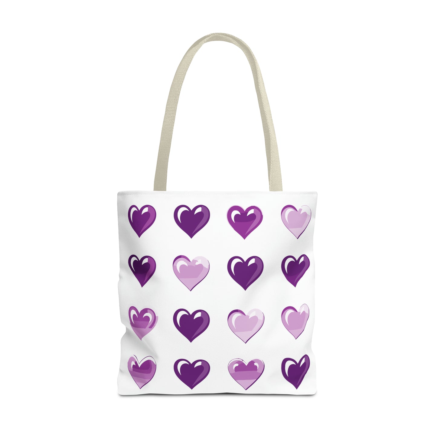 Valentine's white Tote Bag (AOP)