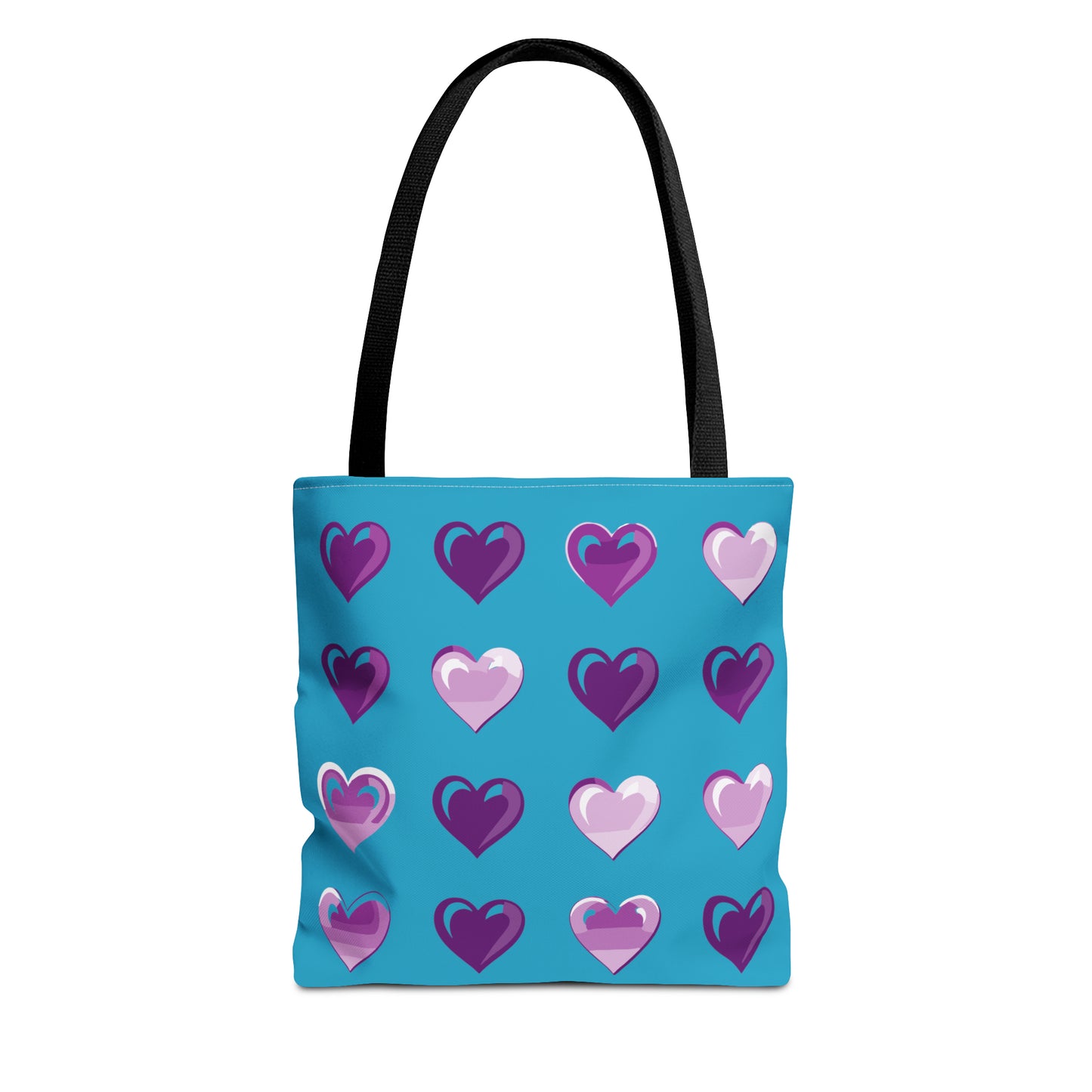 Valentine's Turquoise Tote Bag (AOP)