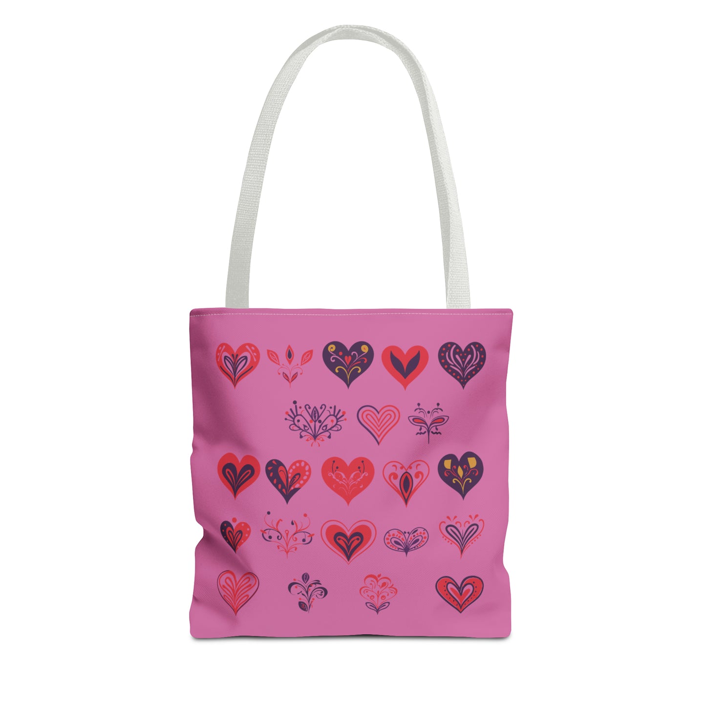 Valentine's light pink Tote Bag (AOP)