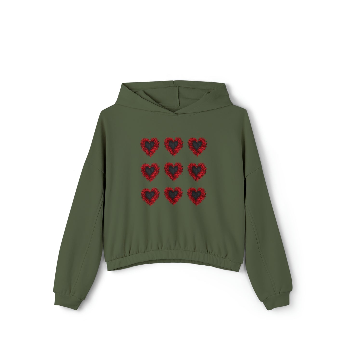 Valentine's best Gift, Women's Cinched Bottom Hoodie