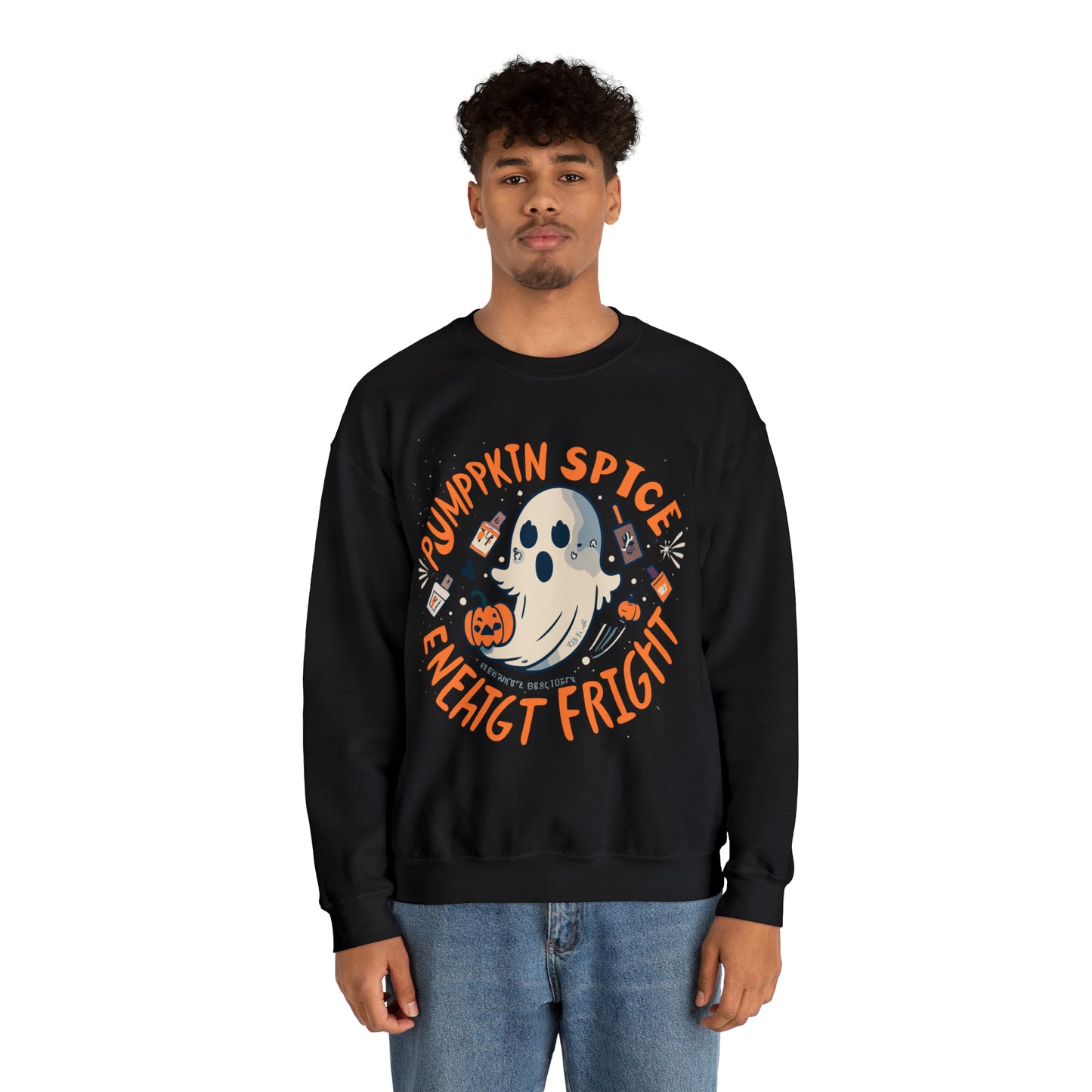 Pumpkin Spice Fright Sweatshirt, Spooky Season Halloween Sweatshirt, Halloween Costume, Spooky Sweatshirt, Halloween Gifts