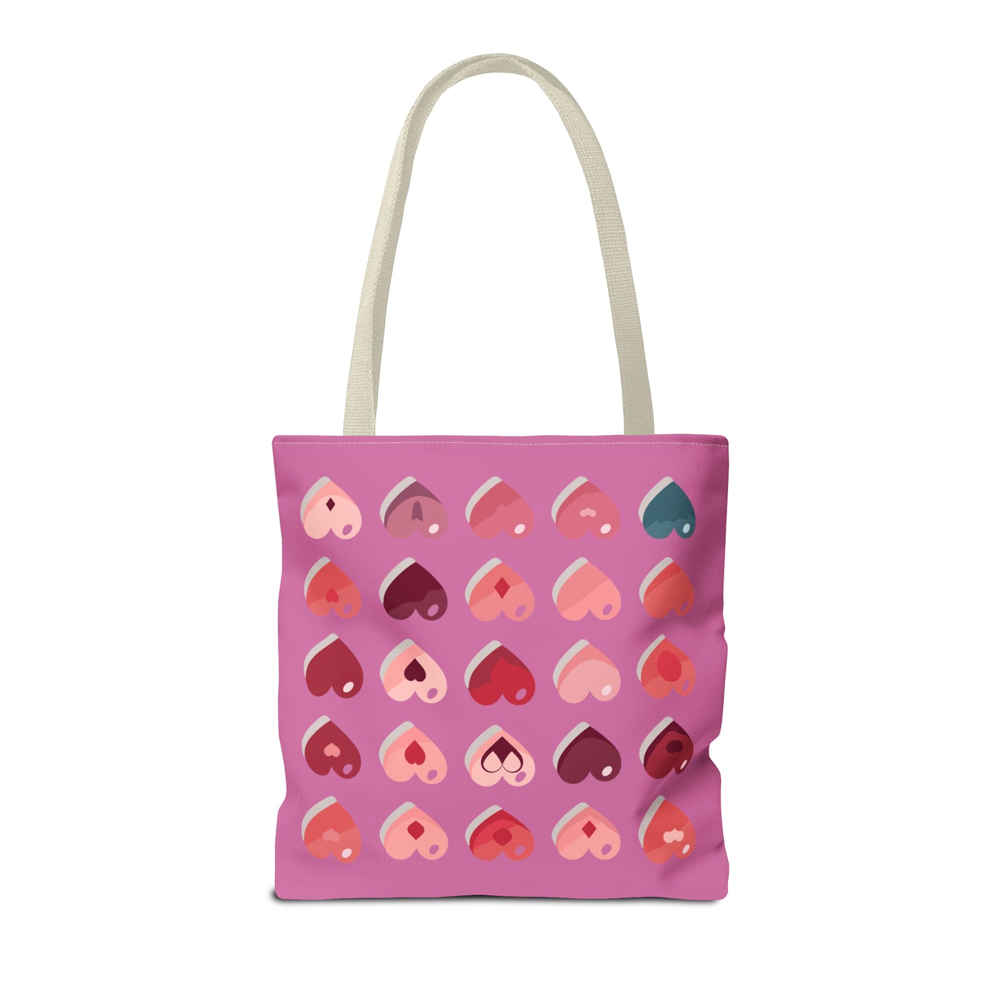 Valentine's light pink Tote Bag (AOP)