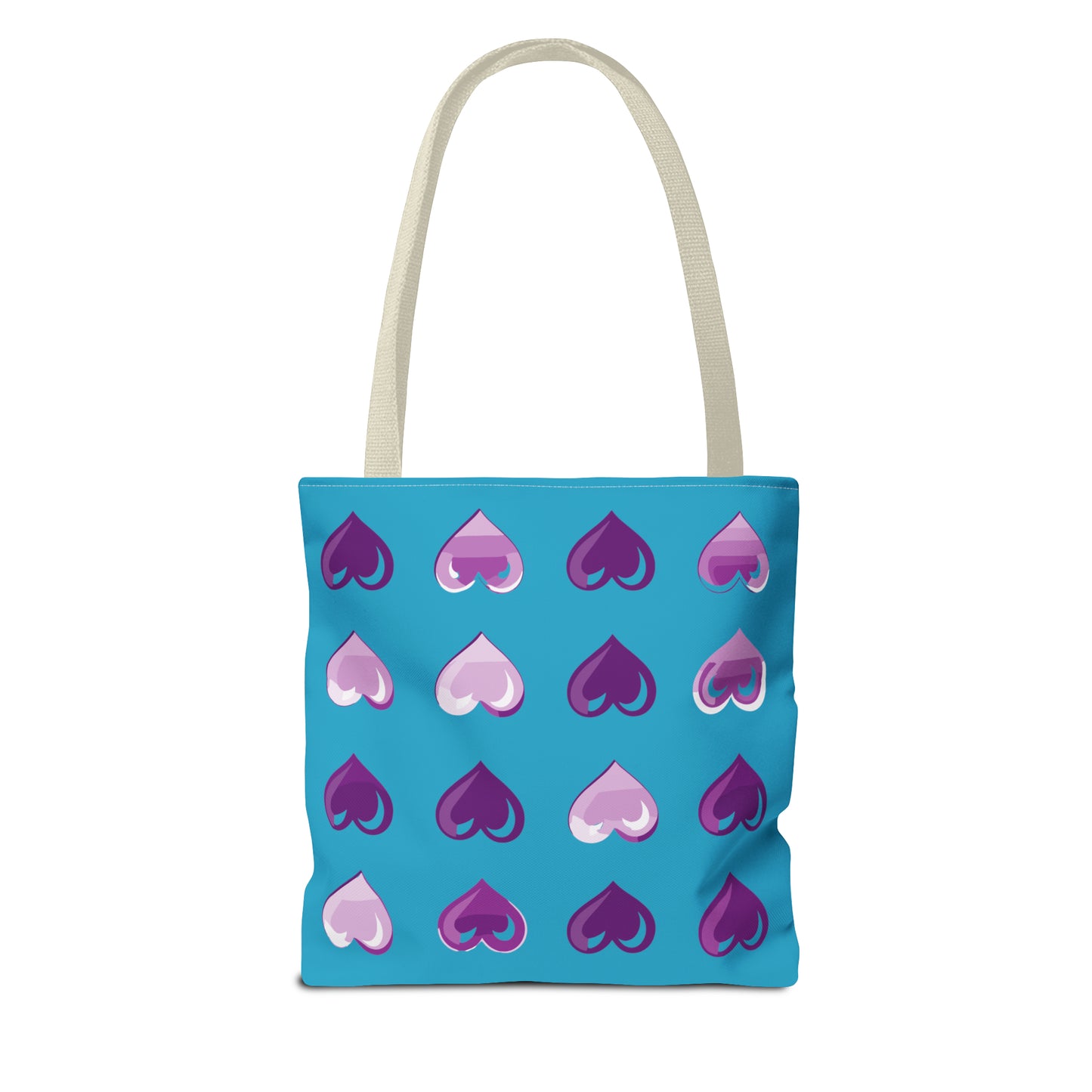 Valentine's Turquoise Tote Bag (AOP)