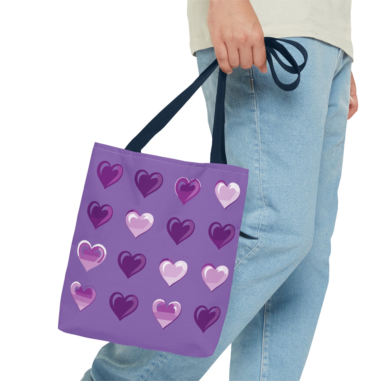 Valentine's Light purple Tote Bag (AOP)