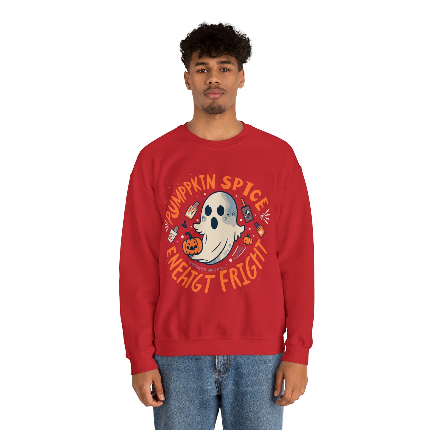 Pumpkin Spice Fright Sweatshirt, Spooky Season Halloween Sweatshirt, Halloween Costume, Spooky Sweatshirt, Halloween Gifts