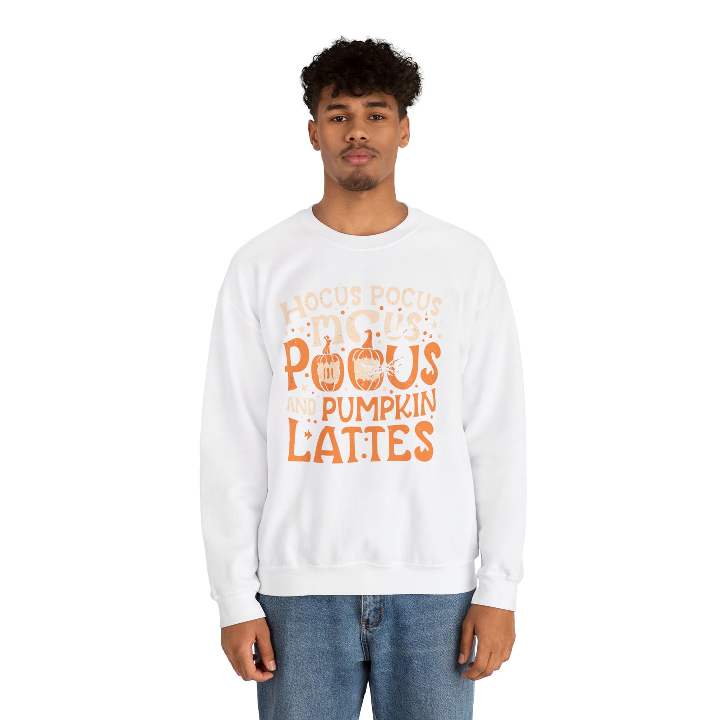 Hocus Pocus Pumpkin Lattes Halloween Sweatshirt, Spooky Season Halloween Sweatshirt, Halloween Costume, Spooky Sweatshirt, Halloween Gifts