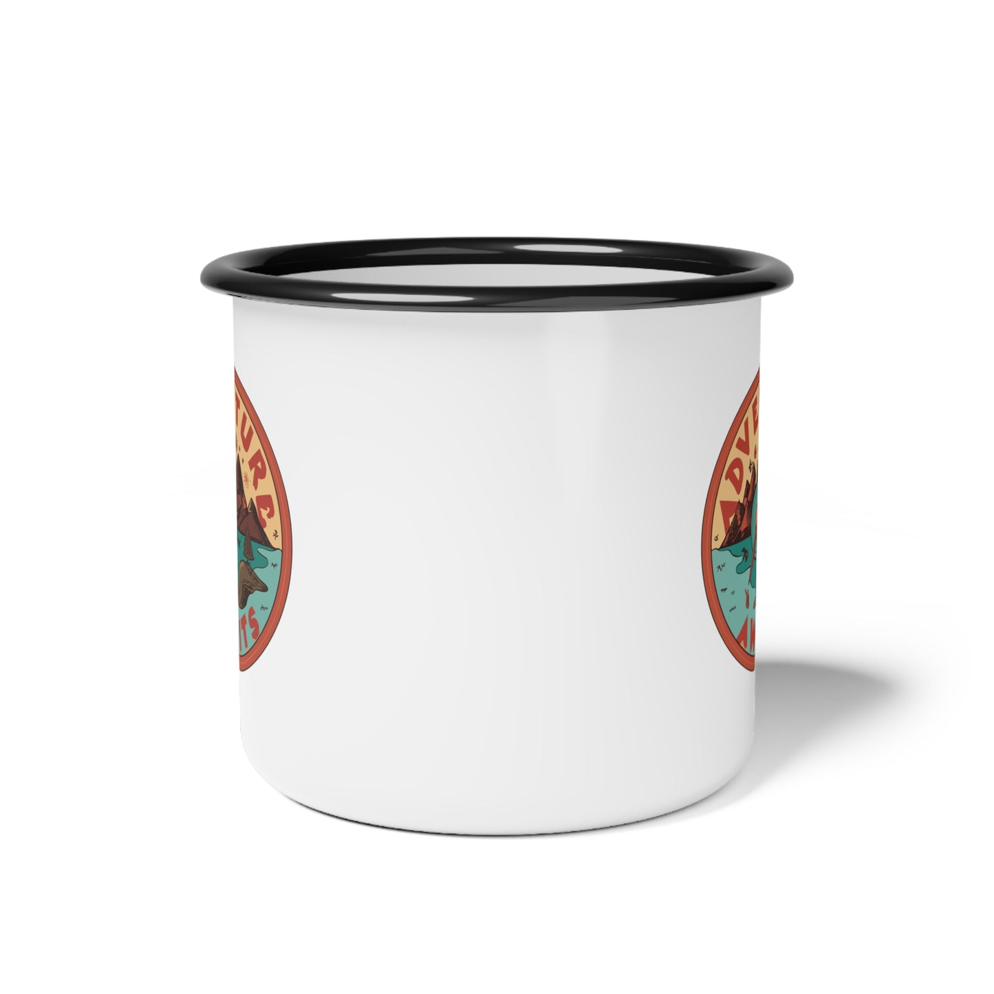 Enamel Camp Cup - Unique Adventure Awaits Travel Mug