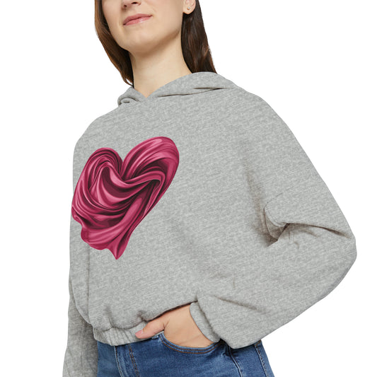 Valentine's best Gift, Women's Cinched Bottom Hoodie