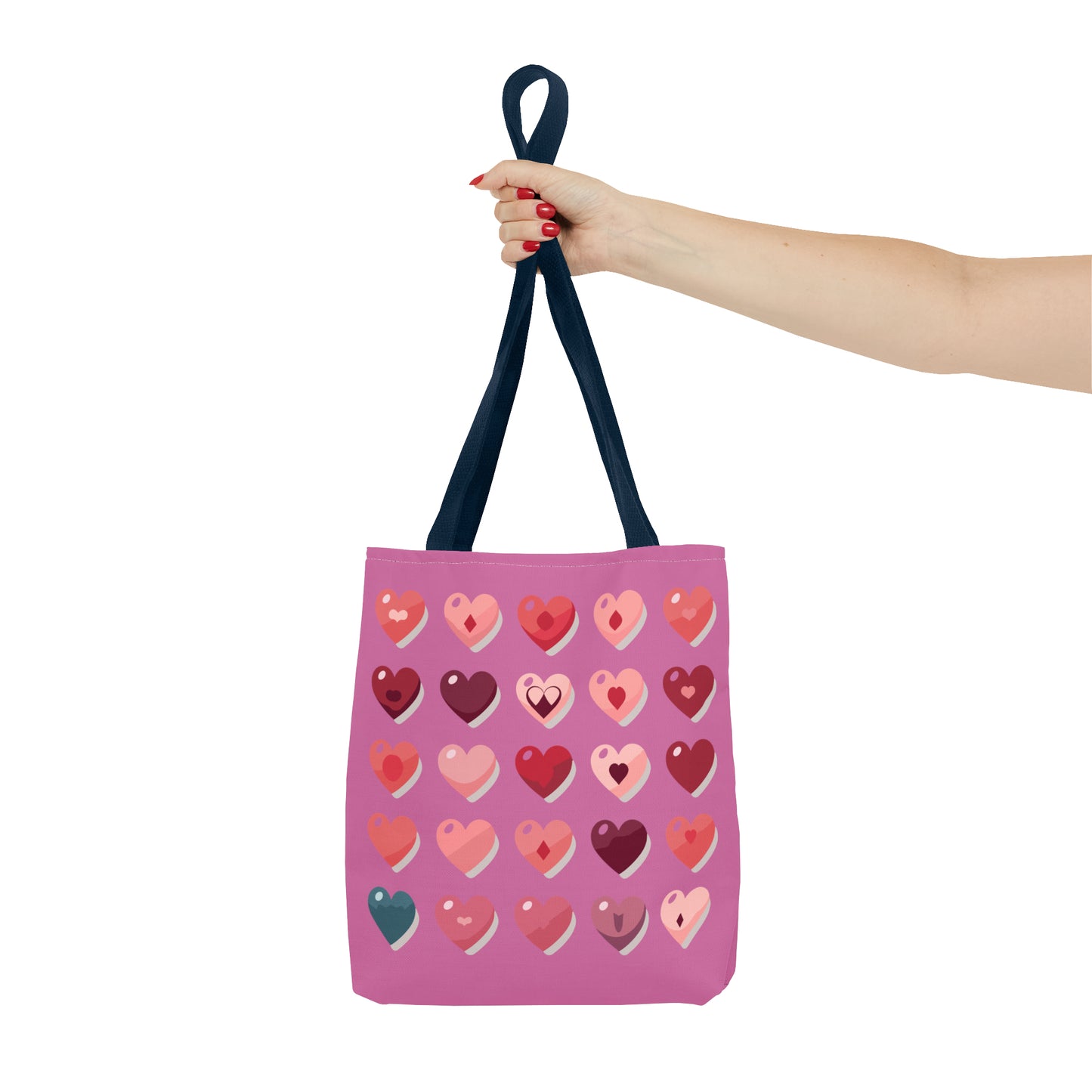 Valentine's light pink Tote Bag (AOP)