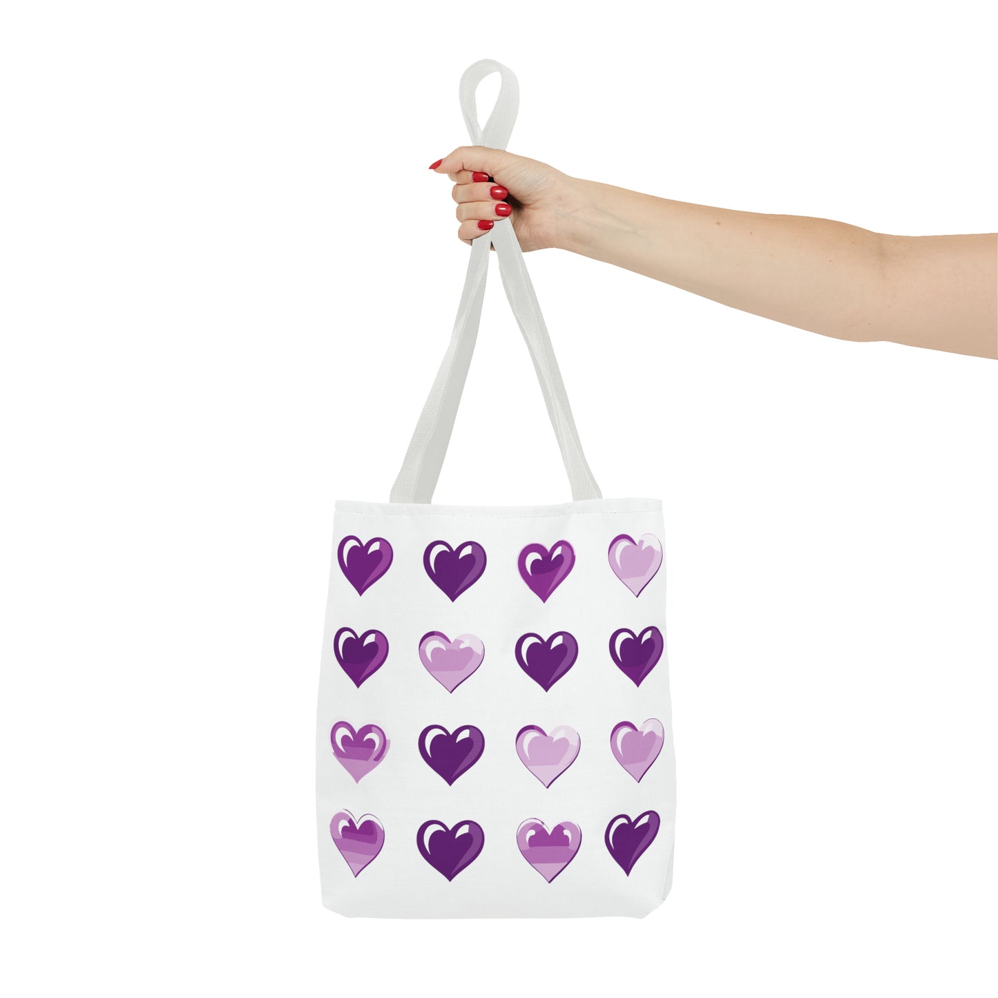 Valentine's white Tote Bag (AOP)