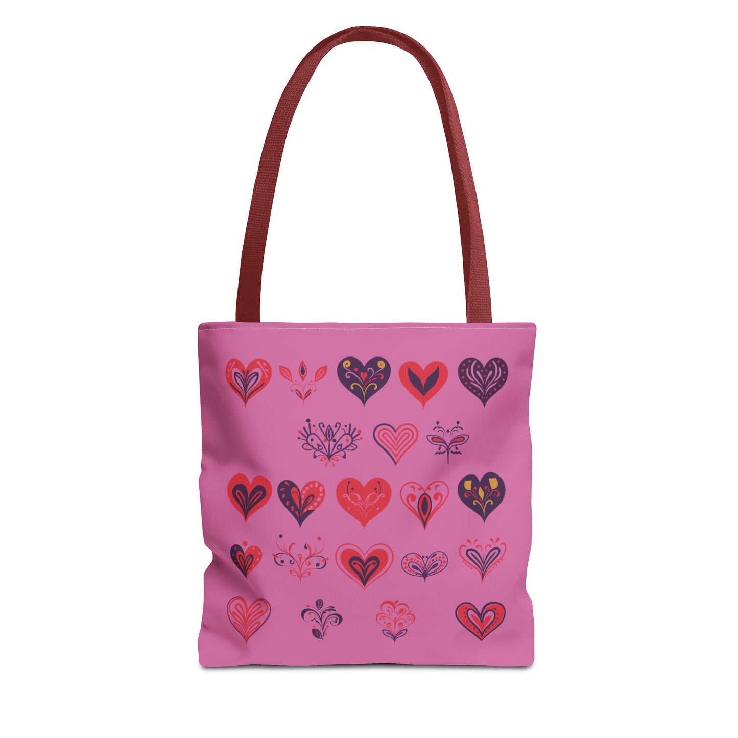 Valentine's light pink Tote Bag (AOP)