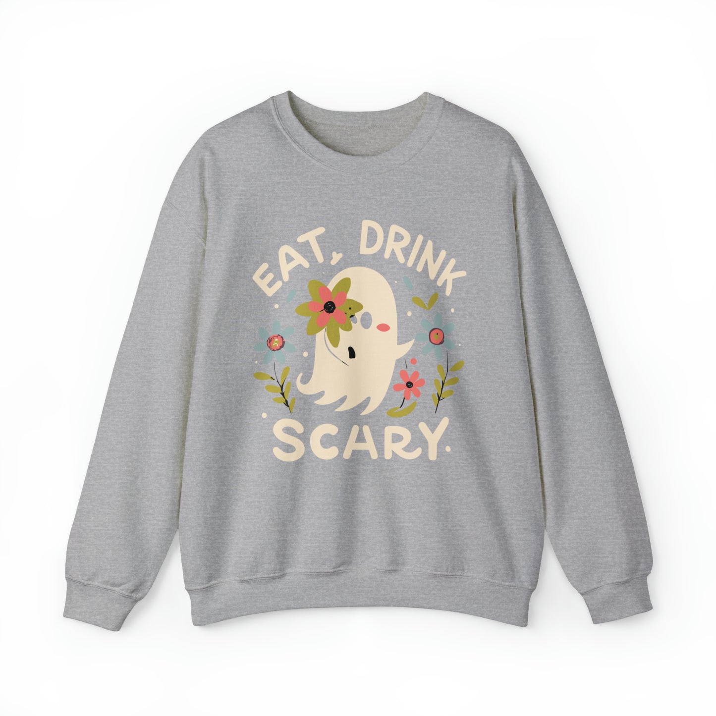 Halloween Eat, Drink Scary Spooky Sweatshirt, Spooky Season Halloween Sweatshirt, Halloween Costume, Spooky Sweatshirt, Halloween Gifts